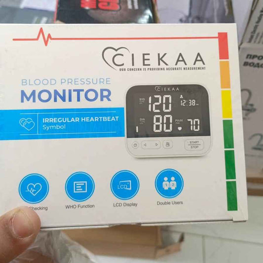 CIEKAA Blood Pressure Monitor – Digital Arm Cuff Home BP Checker in Pakistan - SMARTONLINEMART
