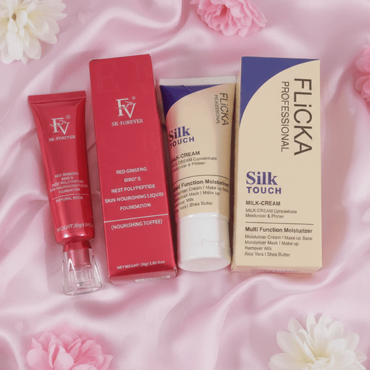 Flicka Makeup Combo - 2 - in - 1 Smooth Primer & Flawless Foundation Deal | COD in Pakistan - SMARTONLINEMART