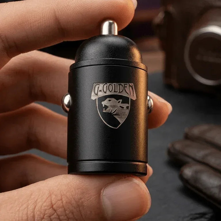 G - Golden 60W Fast Car Charger - Dual Port QC 4.0 for Multi - Device Charging Available COD in Pakistan - SMARTONLINEMART