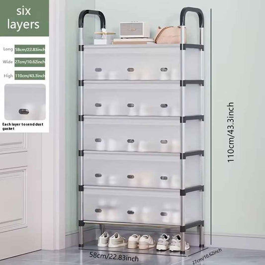 Modern Shoe Storage Rack – Multi - Layer, Dustproof & Portable with Handles | COD in Pakistan - SMARTONLINEMART
