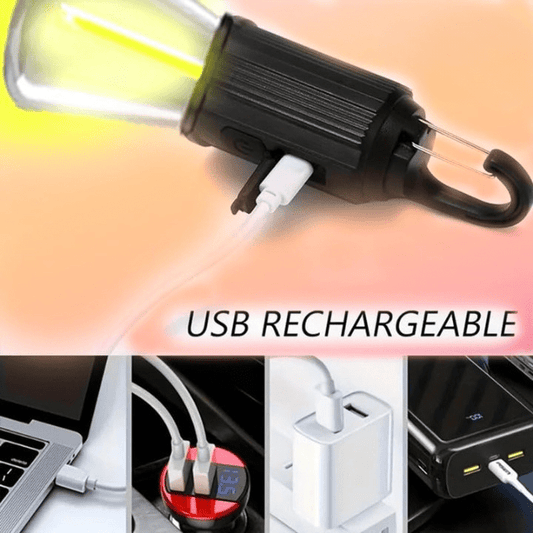 Portable LED Camping Lantern – Rechargeable, Bright Light for Camping & Home | COD in Pakistan - SMARTONLINEMART