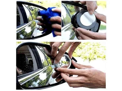 Blindspot Rearview Convex Mirror – 2pcs Wide-Angle Anti-Glare Side Mirror for Cars - SMARTONLINEMART