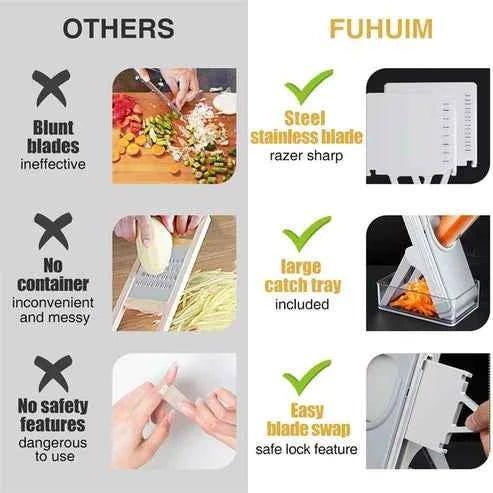 10 - in - 1 Vegetable Cutter – Multi - Purpose Slicer for Potato, Carrot & Cheese | COD in Pakistan - SMARTONLINEMART