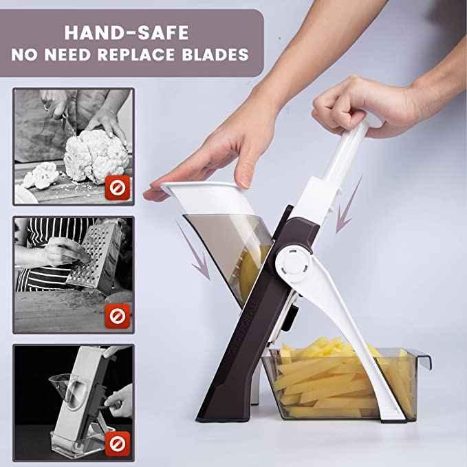 10 - in - 1 Vegetable Cutter – Multi - Purpose Slicer for Potato, Carrot & Cheese | COD in Pakistan - SMARTONLINEMART