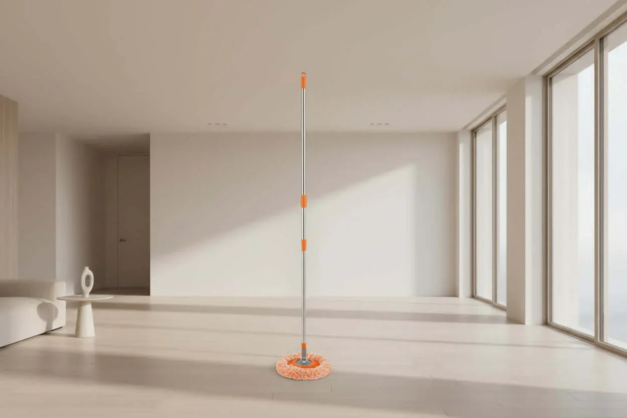 360° Rotating Microfiber Mop | Extendable Handle Telescopic Floor Cleaning Mop - SMARTONLINEMART