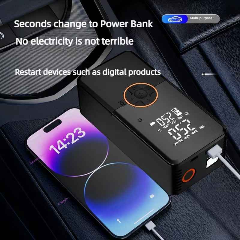 8000mAh Car Jump Starter Power Bank – Portable Battery Charger for Cars & Phones | COD in Pakistan - SMARTONLINEMART