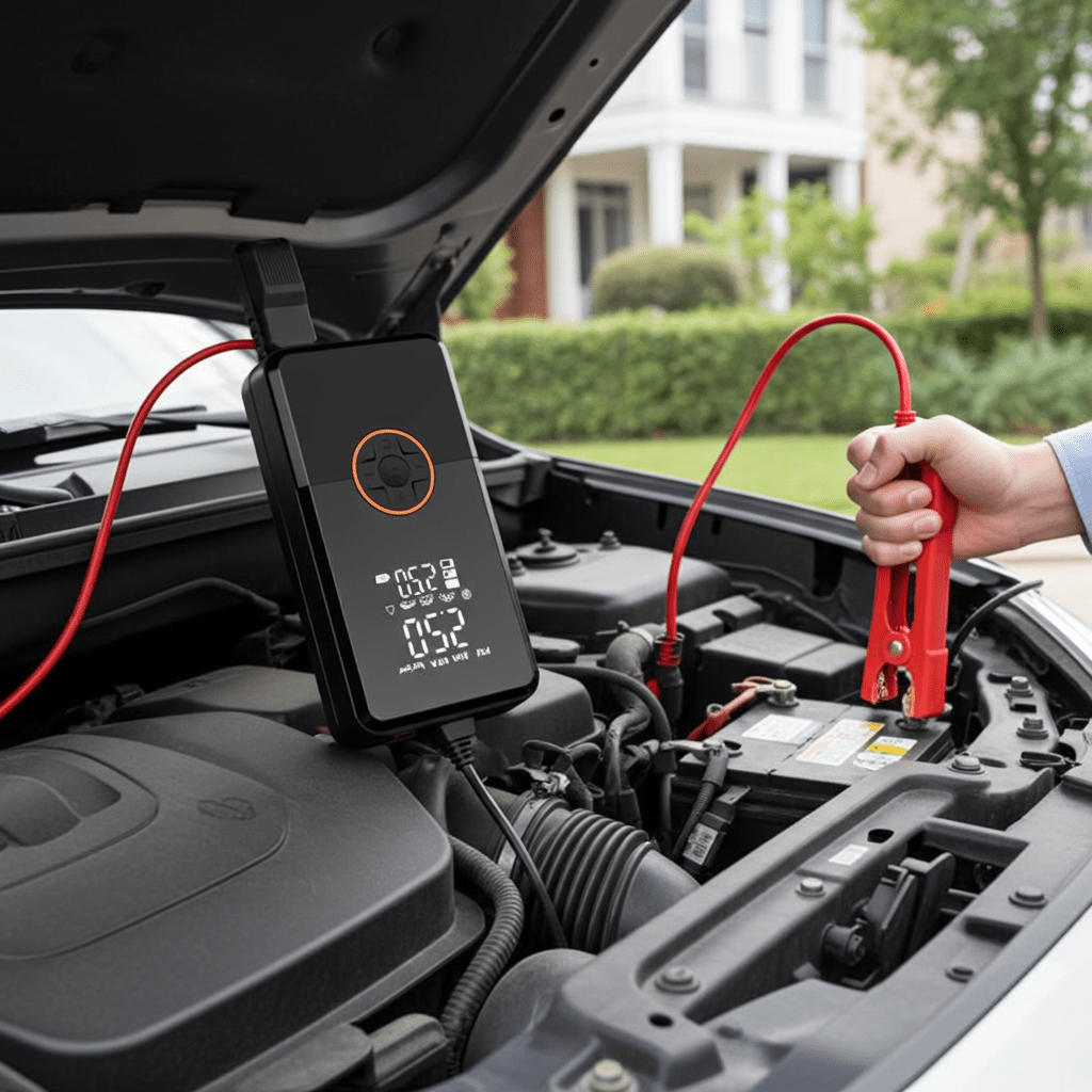 8000mAh Car Jump Starter Power Bank – Portable Battery Charger for Cars & Phones | COD in Pakistan - SMARTONLINEMART