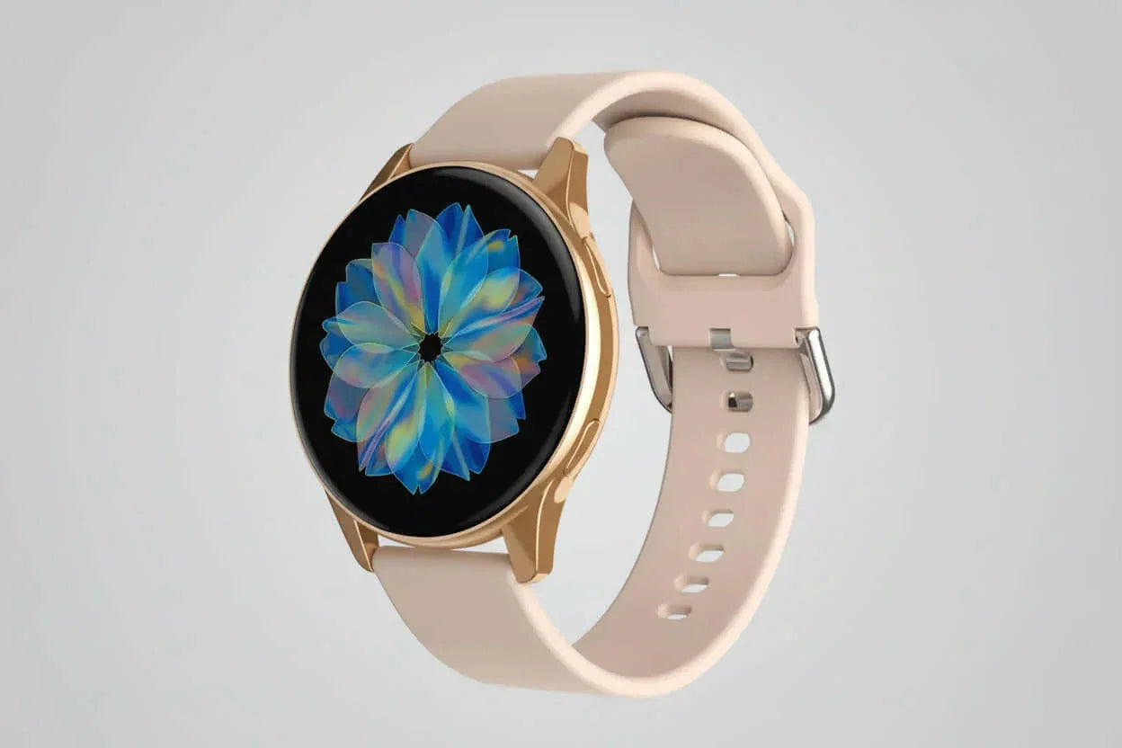 Active 2 Smart Watch | 1.3 - Inch Full Touch Screen | 20mm Silica Gel Strap | Portable & Adjustable - SMARTONLINEMART