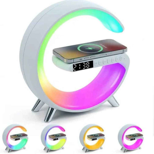 G11 Bluetooth Speaker with Night Lamp - 4 - in - 1 Smart Alarm Clock & Wireless Charging | COD in Pakistan - SMARTONLINEMART