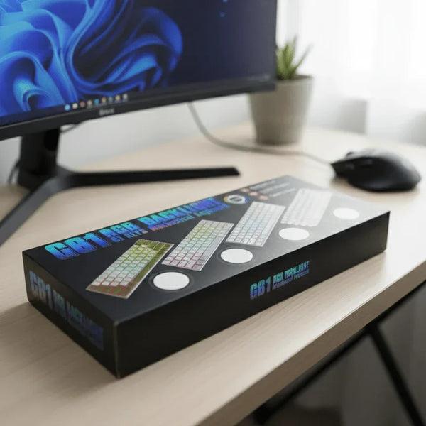 GB1 61 - Key Wireless Mechanical Gaming Keyboard – RGB Backlit, Hot - Swappable | COD in Pakistan - SMARTONLINEMART