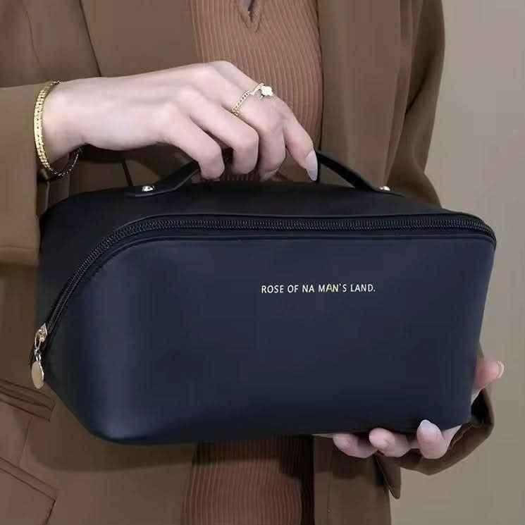 Large Travel Cosmetic Bag – Leather Makeup & Toiletry Organizer | Pakistan - SMARTONLINEMART