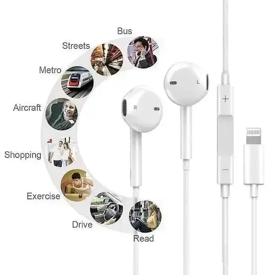 Pop - Up Window Bluetooth Headphones for iPhone – Wireless White Earbuds - SMARTONLINEMART