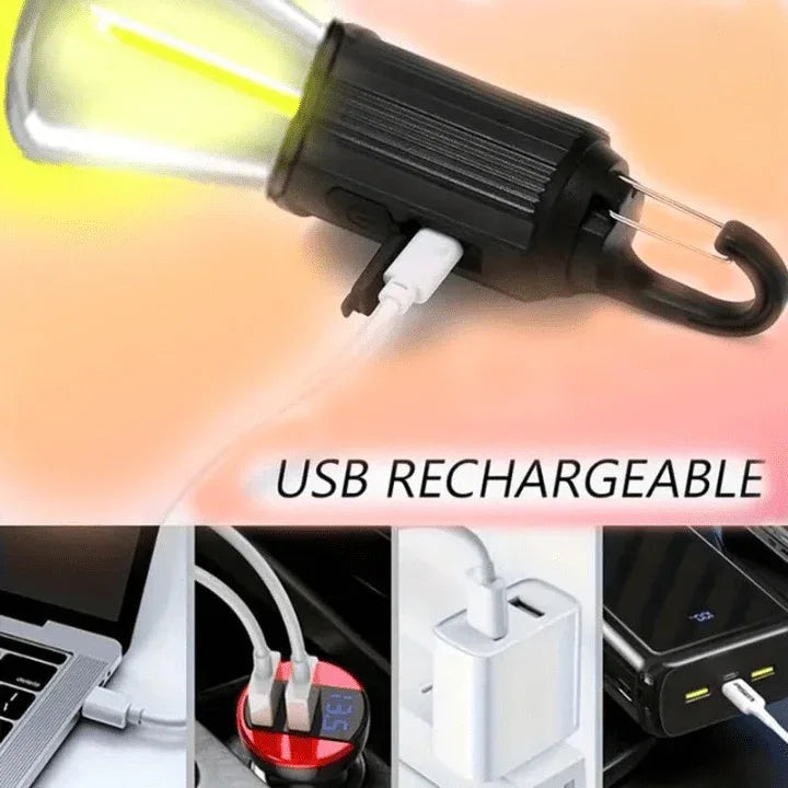 Portable LED Camping Lantern – Rechargeable, Bright Light for Camping & Home | COD in Pakistan - SMARTONLINEMART