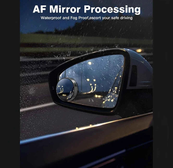 Blindspot Rearview Convex Mirror – 2pcs Wide-Angle Anti-Glare Side Mirror for Cars - SMARTONLINEMART