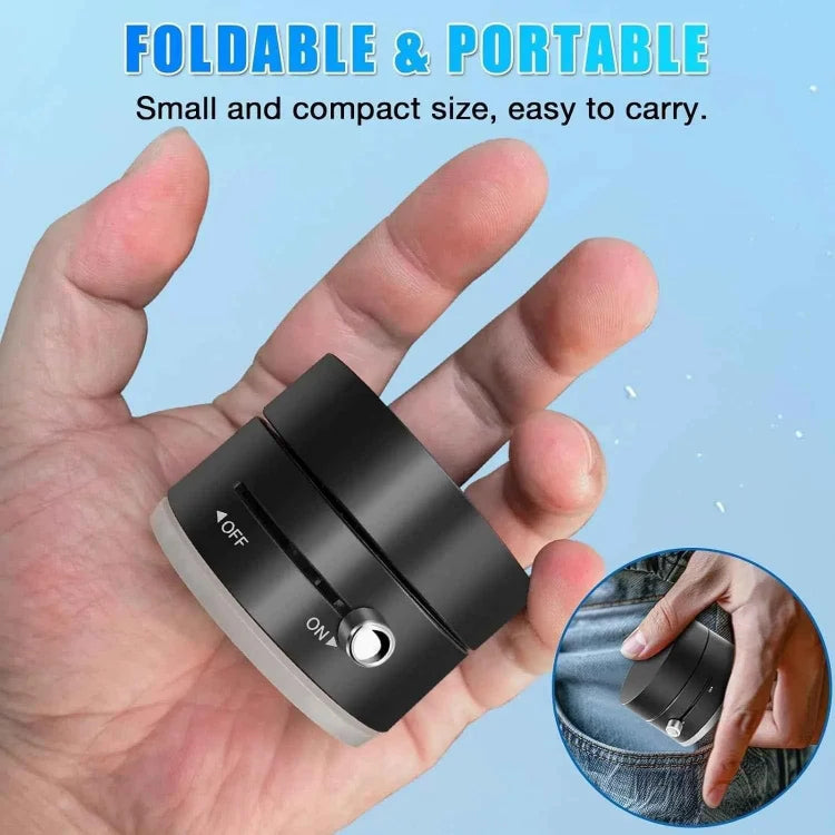 Vacuum Magnetic Phone Stand – 360° Rotating Suction Mount for Car, Gym & Mirror (MagSafe Compatible) - SMARTONLINEMART