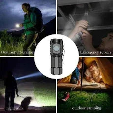 Rechargeable LED Mini Flashlight – Compact & Powerful Portable Torch - SMARTONLINEMART