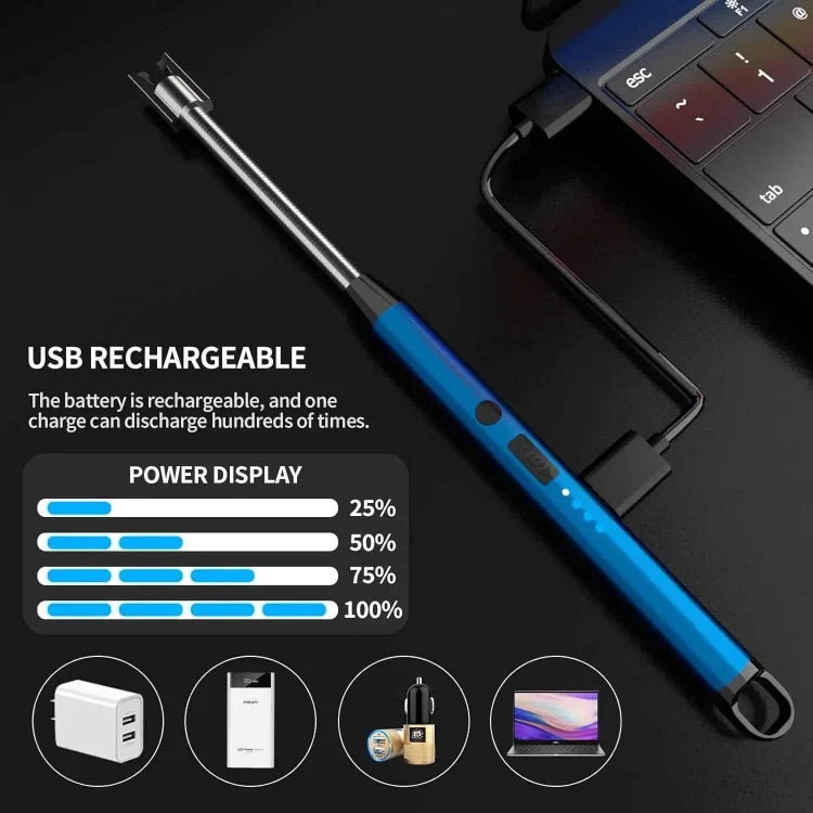 Electric Arc Lighter – USB Rechargeable Windproof Plasma Lighter - SMARTONLINEMART