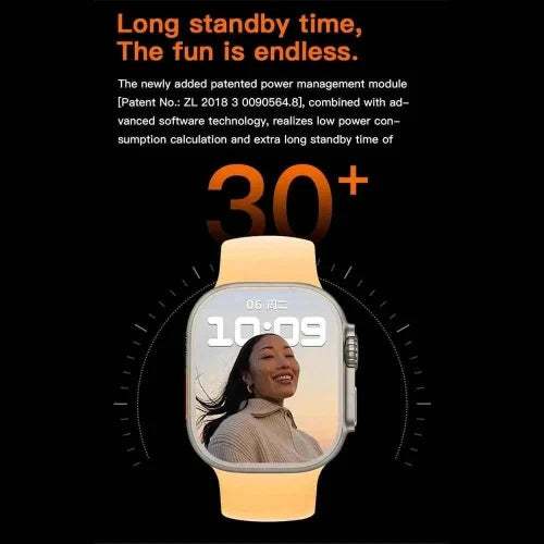 T800 Ultra Smart Watch Series 8 – 1.99" HD Display, Bluetooth Calling & Wireless Charging - SMARTONLINEMART