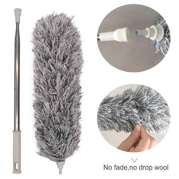 Telescopic Microfiber Fan Duster 360° for High Reach Cleaning - COD Available in Pakistan - SMARTONLINEMART