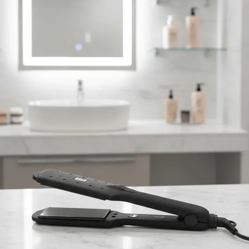 Visage Hair Straightener – Smooth, Shiny Hair with Ceramic/Tourmaline Plates | COD in Pakistan - SMARTONLINEMART