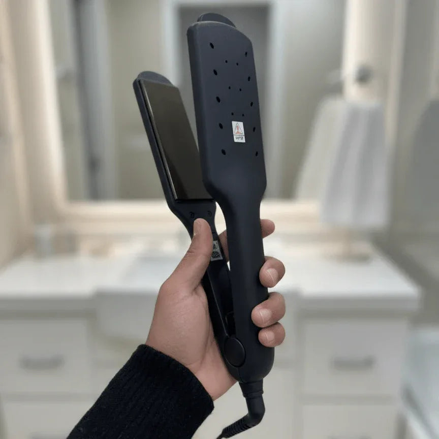 Visage Hair Straightener – Smooth, Shiny Hair with Ceramic/Tourmaline Plates | COD in Pakistan - SMARTONLINEMART